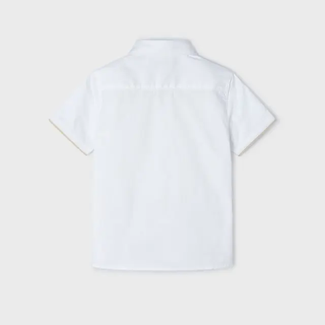 Baby 6 μηνών έως 4 ετών Πουκάμισο αντίθεση Better Cotton λευκό 3