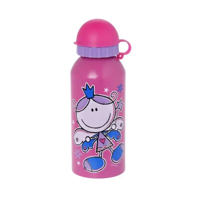 Ecolife® -Ανοξείδωτο Παιδικό Παγούρι Decor Girls 450ml- Pink.