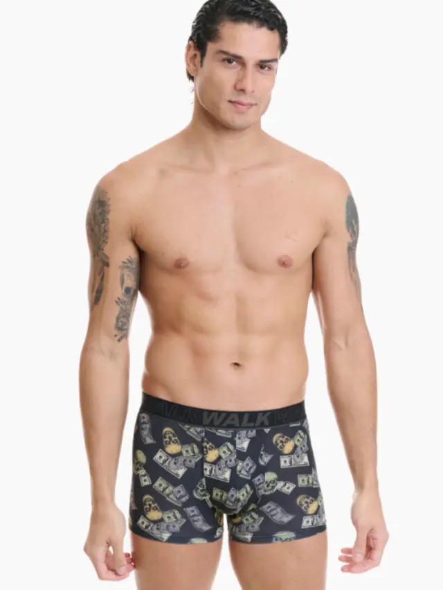 Walk ανδρικό boxer Skulls W1754-9-1 - XXL
