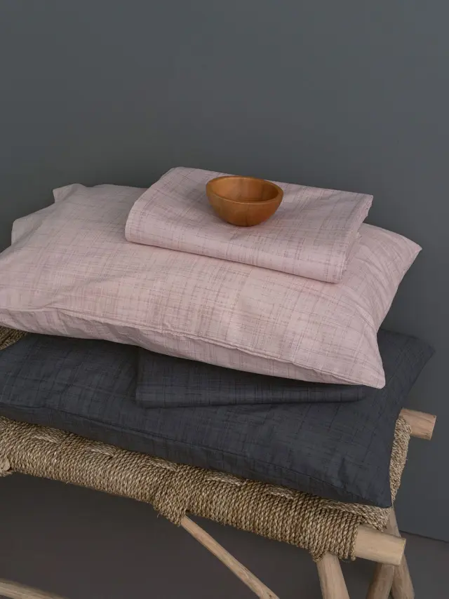 Palamaiki Σεντόνι Μονό Mix & Match LINA PINK Χωρίς Λάστιχο 2