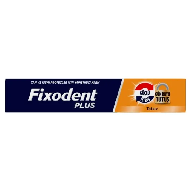 Fixodent Plus Στερεωτική Κρέμα Τεχνητής Οδοντοστοιχίας Δυνατό Κράτημα 57gr 2