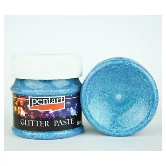 Glitter Paste Pentart 50ml - Light Blue