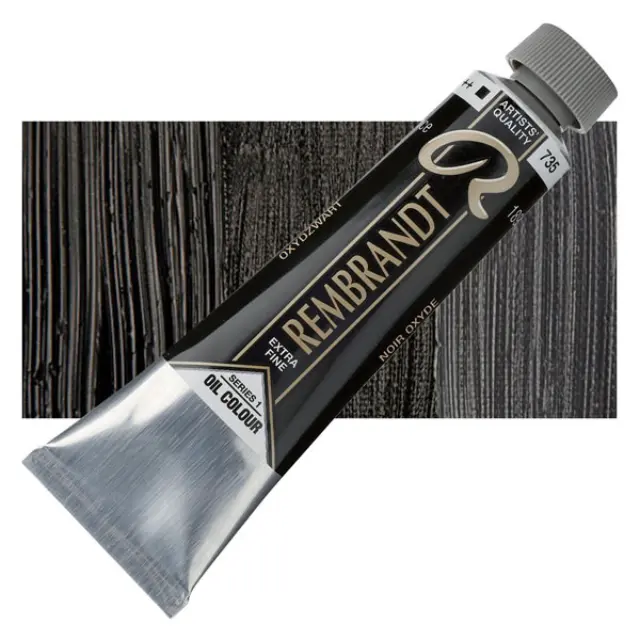 Λάδι Talens Rembrandt - 735 Oxide Black - 40ml