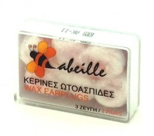 Anats Abeille Ωτοασπίδες Κέρινες Λευκο 3 Ζεύγη