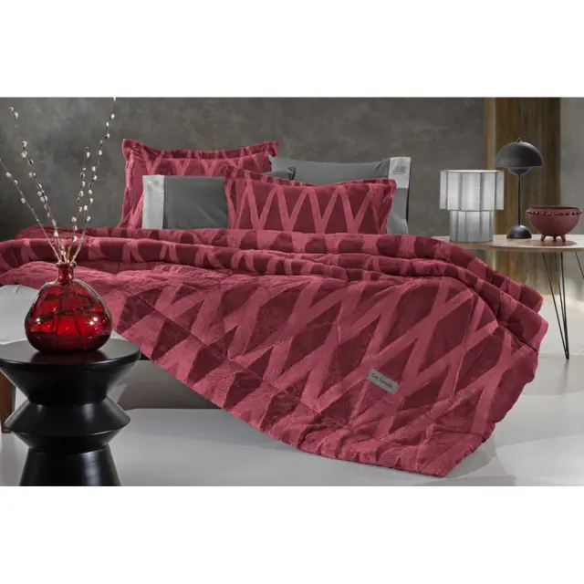 Πάπλωμα Υπέρδιπλο Guy Laroche Zadic Bordeaux 220x240