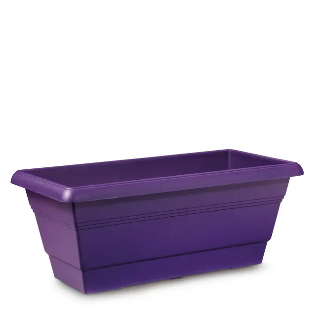 Ζαρντινιέρα Festone 40X20X16 Εκ. Μωβ