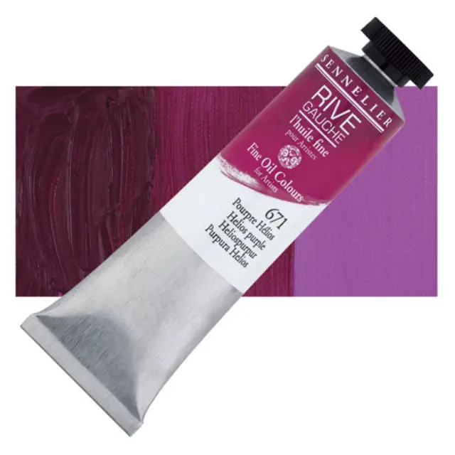 Sennelier Λάδι Rive Gauche 671 Helios Purple - 40ml