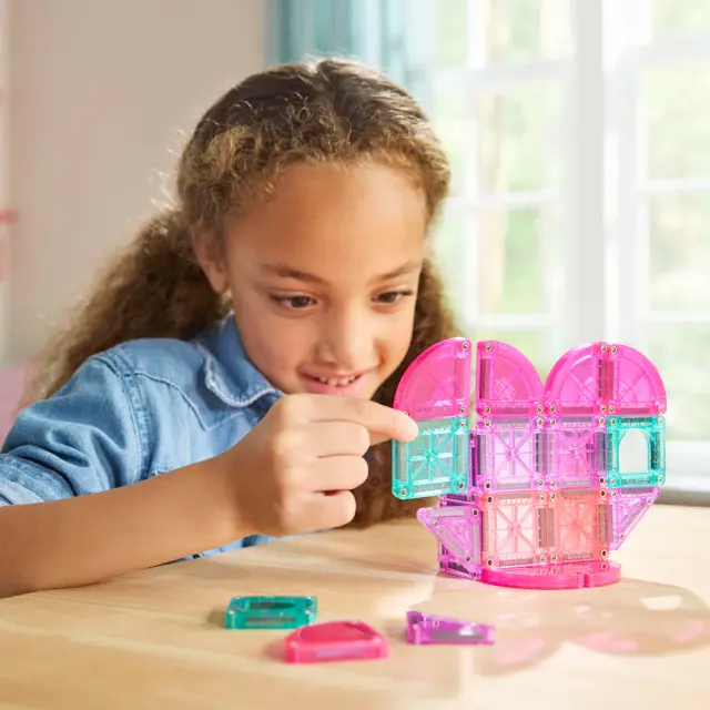 Magna-Tiles Μαγνητικά Πλακίδια MicroMAGS Heart to Heart Travel Set 26 Κομμάτια (3+ ετών) 264026HH 2