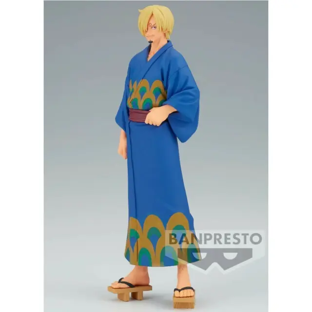 One Piece Grandline Series Wanokuni Yukata Silvers Sanji figure 17cm 3