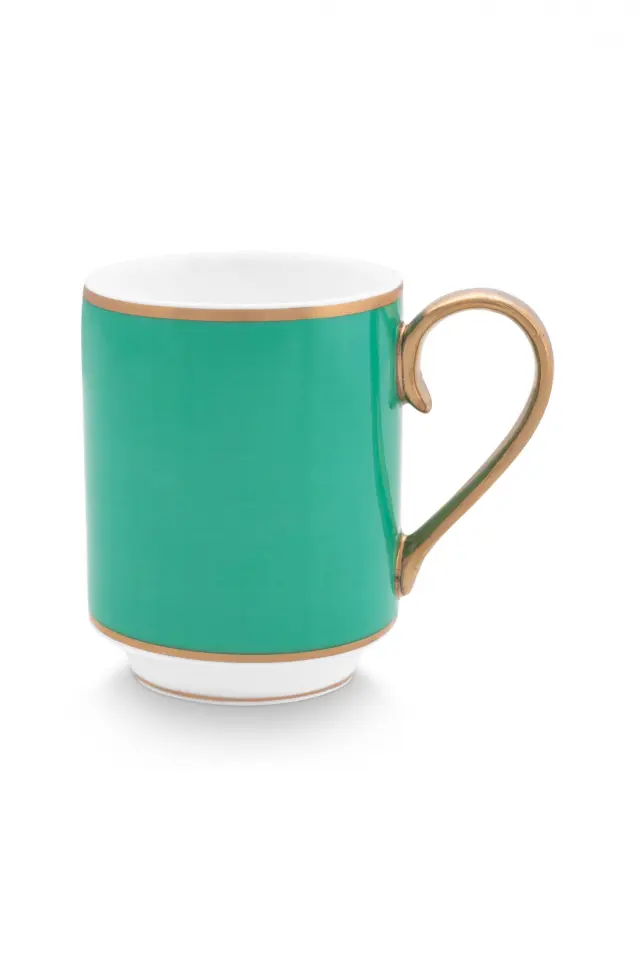 PIP STUDIO ΠΟΡΣΕΛΑΝΙΝΗ ΚΟΥΠΑ PIP CHIQUE ΠΡΑΣΙΝΟ & ΧΡΥΣΟ 250ml - One size