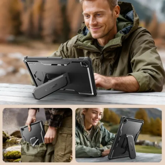 Tech-protect Kevlar Pro Galaxy Tab A9+ / A11+ Plus 11.0 Black 2