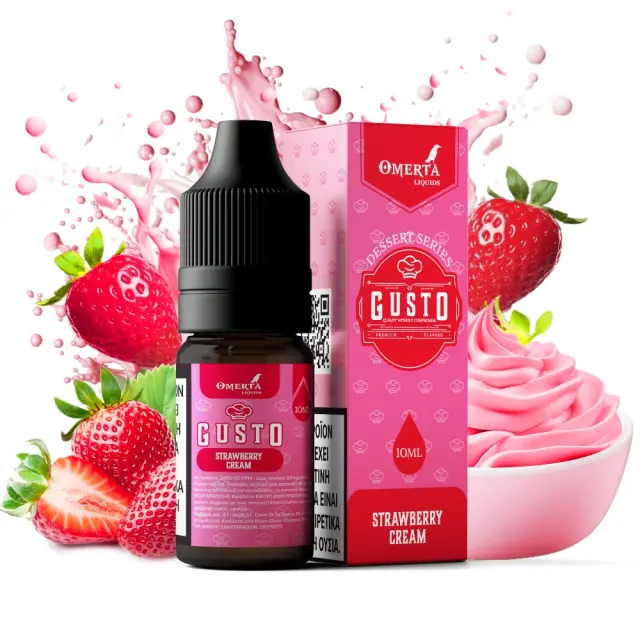 Strawberry Cream 10ml - Omerta 3mg