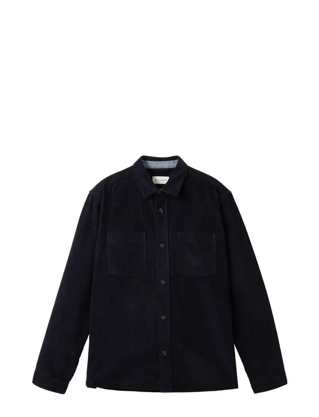 TOM TAILOR 309 TWILL OVERSHIRT-ΠΟΥΚΑΜΙΣΟ ΑΝΔΡΙΚΟ BLUE