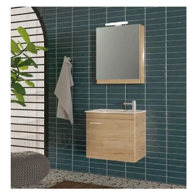 Κρεμαστό Έπιπλο Μπάνιου Emily 3 MDF 50cm