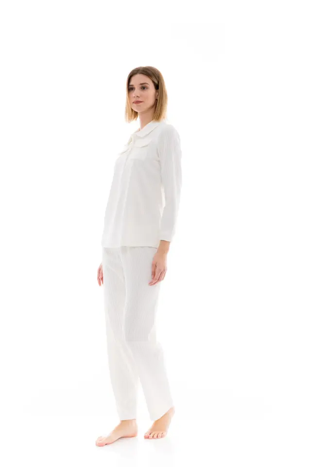 W1441 - Aspen Green - PYJAMA VELVET STRIPE 3