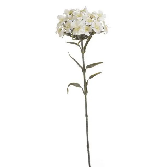 Γαρύφαλλο λουλούδι τεχνητό, 54cm, λευκό
