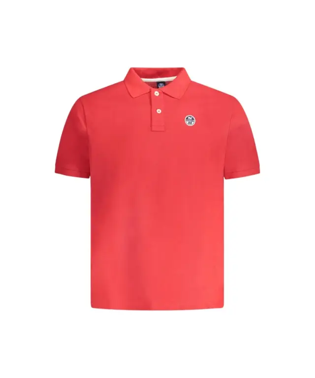 North Sails - Ανδρικό Κοντομάνικο Polo T-Shirt 995011-000-0230 Κόκκινο