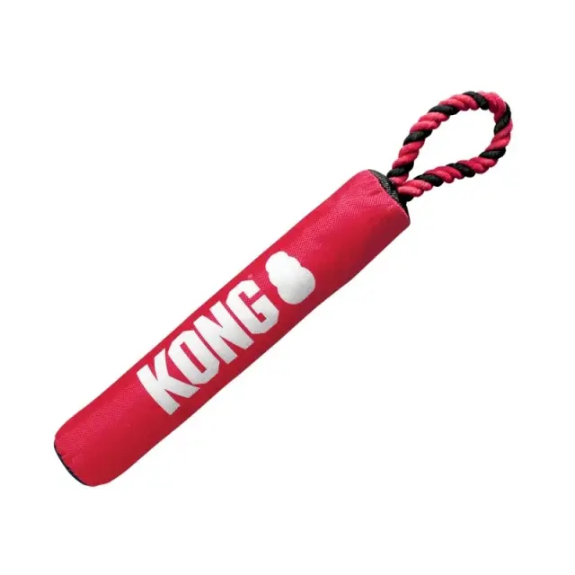 Kong Παιχνίδι Σκύλου Stick with Rope Κόκκινο - M