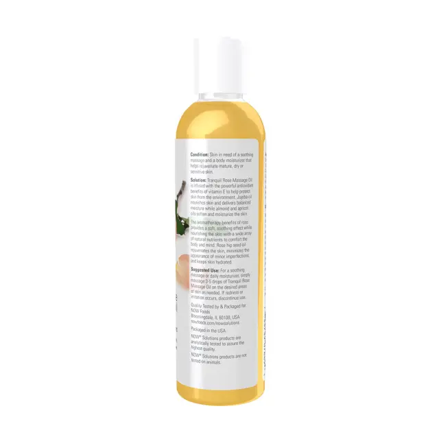 Now Foods Tranquil Rose Massage Oil 3