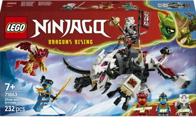 LEGO Ninjago Zilvar And Grimtak The Dragon Beast (+7 ετών) 71863