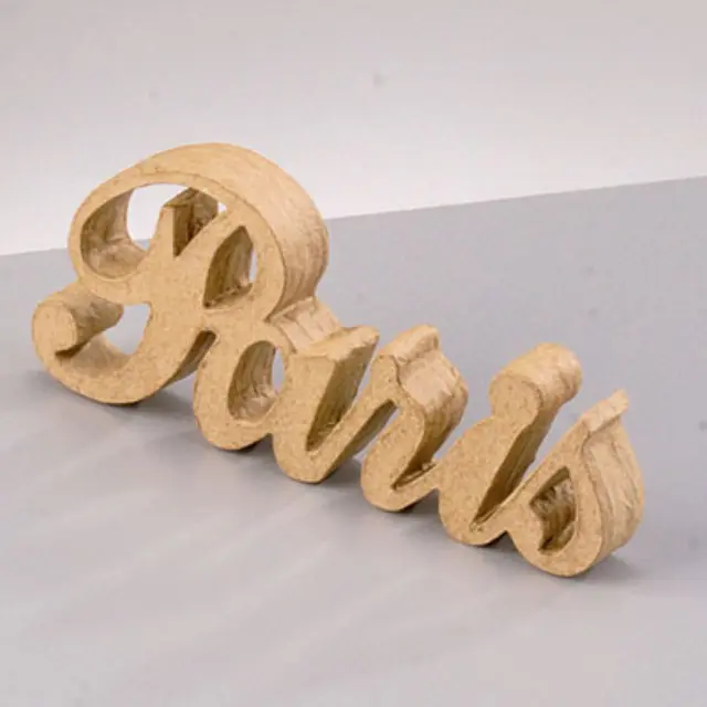 Pappart Logo Paris 14.5x6.5x1.5cm