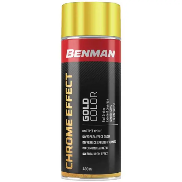 SPRAY ΧΡΥΣΟ ΧΡΩΜΕ BENMAN 400ML 28536