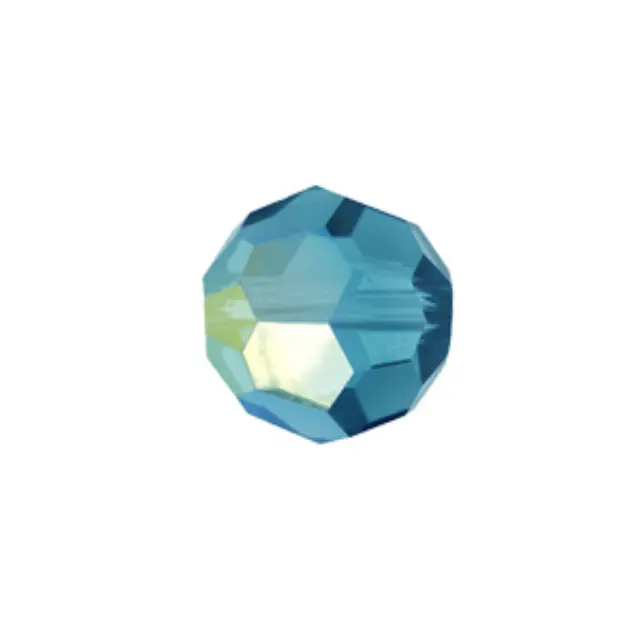 Swarovski 5000 Faceted Round Indicolite AB 6mm - 10τεμ