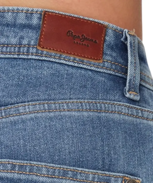 Pepe Jeans - Γυναικείο Παντελόνι Τζιν Violet Taper Fit PL20459182-000 Μπλε Ανοιχτό 3