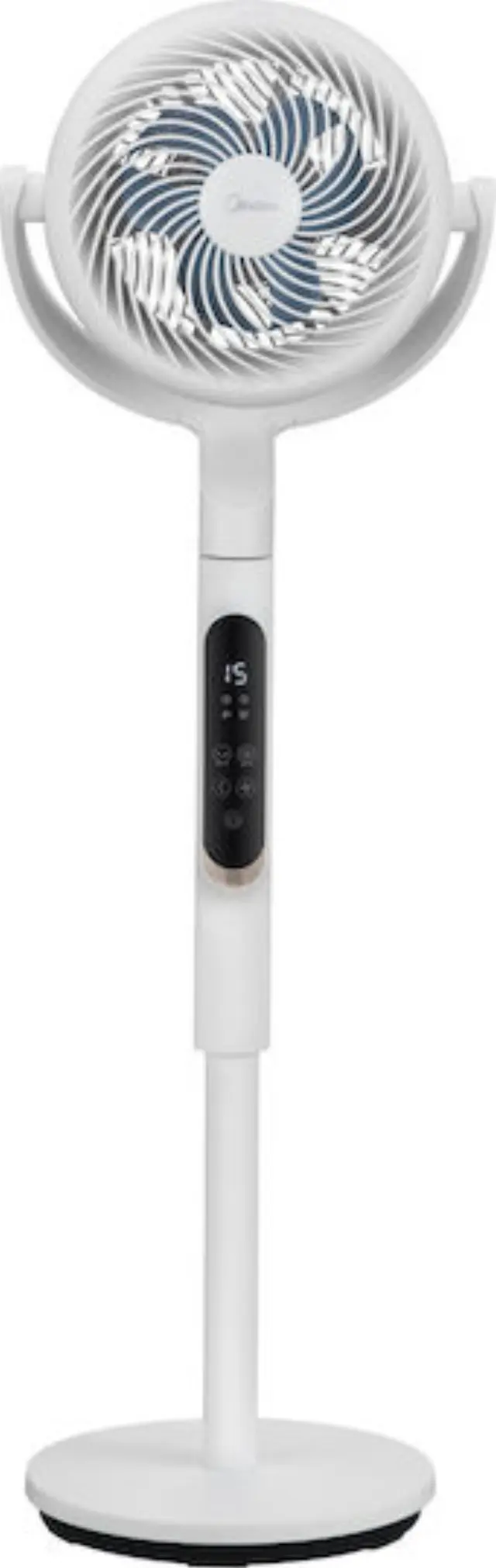 Midea MFS242RDDW Ανεμιστήρας Ορθοστάτης Διαμέτρου 35cm Λευκός