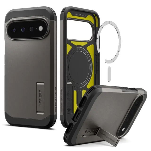 Spigen Tough Armor MagSafe, gunmetal - Google Pixel 11 Pro XL