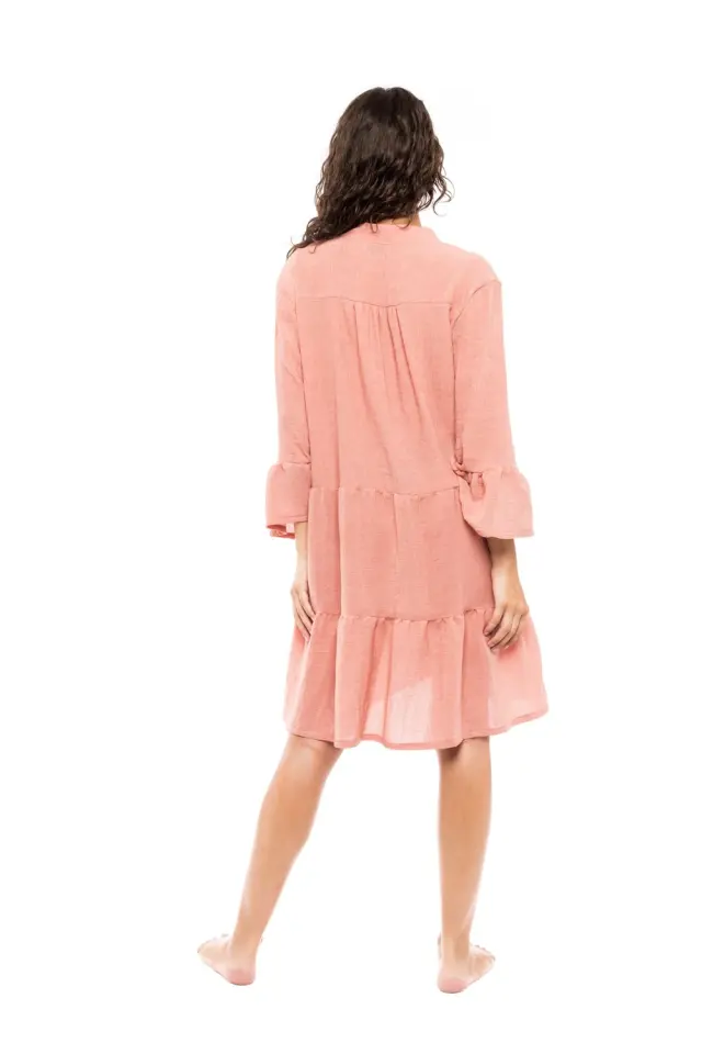 B268 - Elephant Grey - BEACHWEAR CREPE BOHO 3