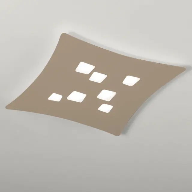 ISOTTA P/G φωτιστικό οροφής 69×62 Dove Grey