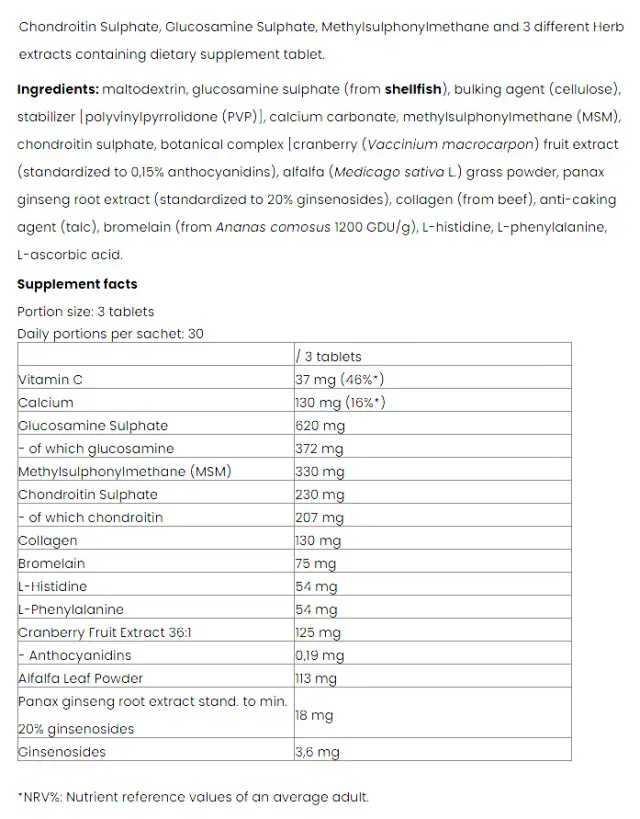 Nutriversum Joint Guard - VITA 2