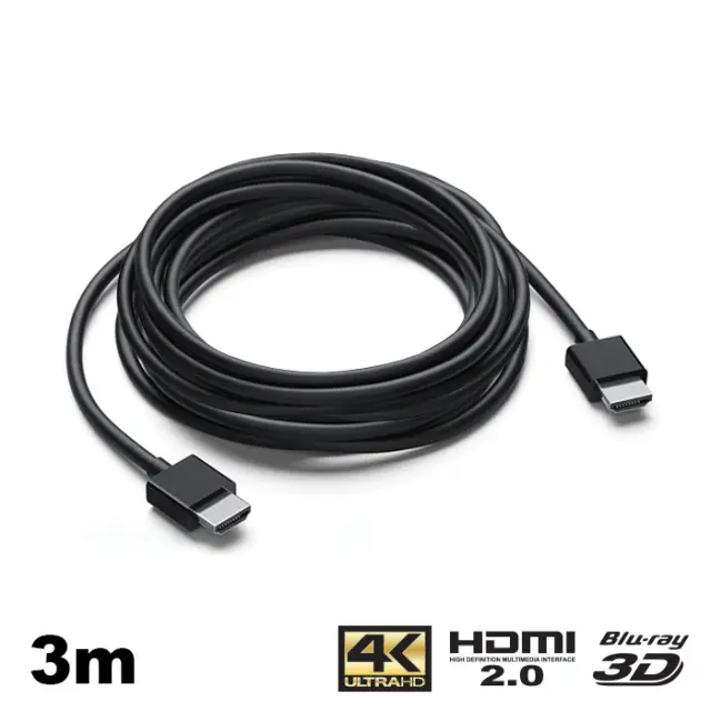 Καλώδιο HDMI Full HD 1080p Blu-Ray 2.0 3μ 12-05009