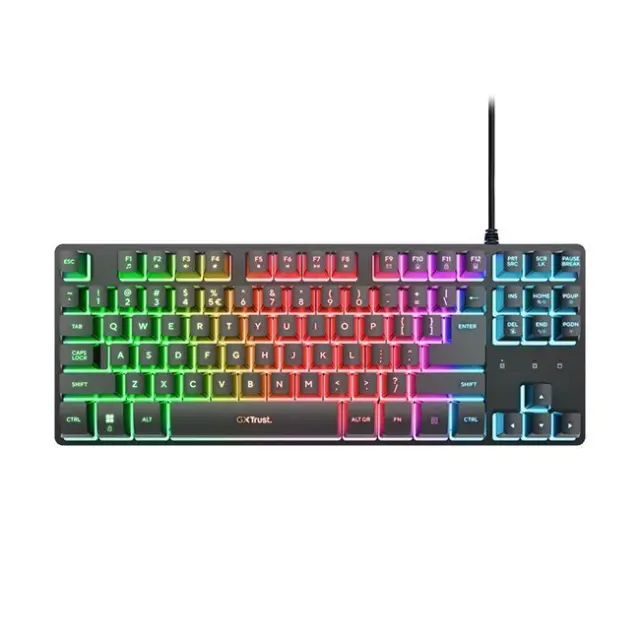 Trust Gaming Keyboard GXT 833 THADO TKL Black (25886)