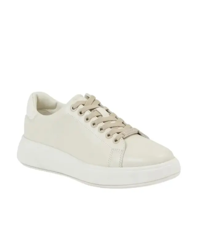 Calvin Klein - Γυναικεία Sneakers Raised Cupsole Lace Up HW0HW01668-ACG Μπεζ 2