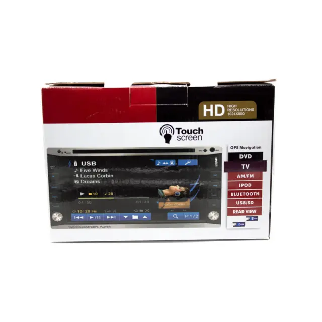 Universal οθόνη αυτοκινήτου multimedia system 6515A 2