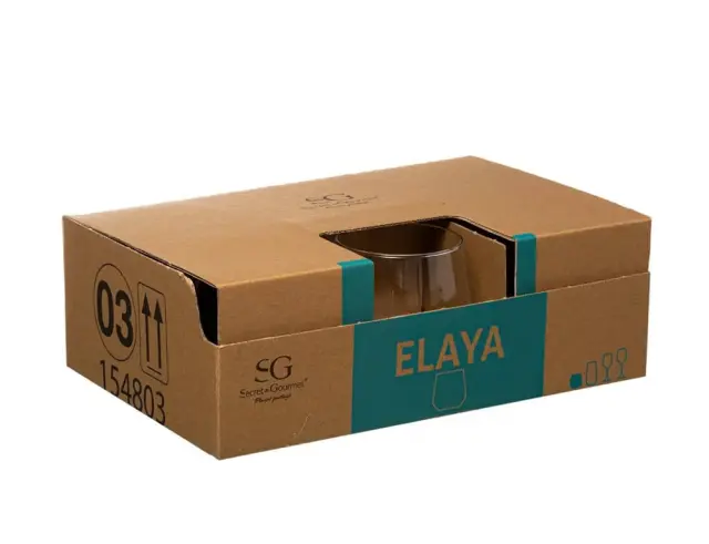 Σετ ποτήρια Whisky Elaya Secret de Gourmet με χωρητικότητα 340ml - 6 τεμάχια 154803 2
