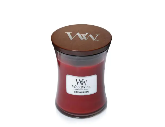 Αρωματικό Κερί WoodWick με διάρκεια καύσης έως 68 ώρες και άρωμα Cinnamon Chai92104E 2