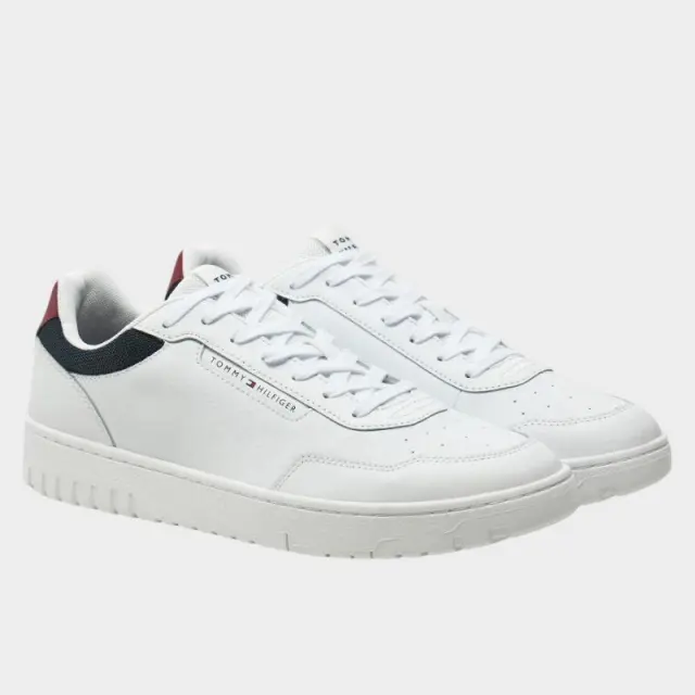 Tommy Hilfiger - Ανδρικά Sneakers Th Basket Core Lite Lth EM0EM05369-YBS Λευκό - 40 2