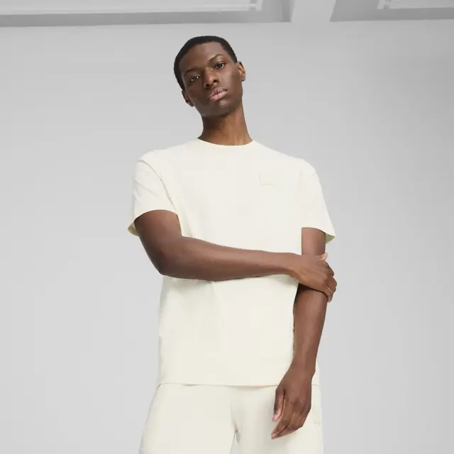 Puma Ess Elevated T-Shirt (684726-99) - Μπέζ