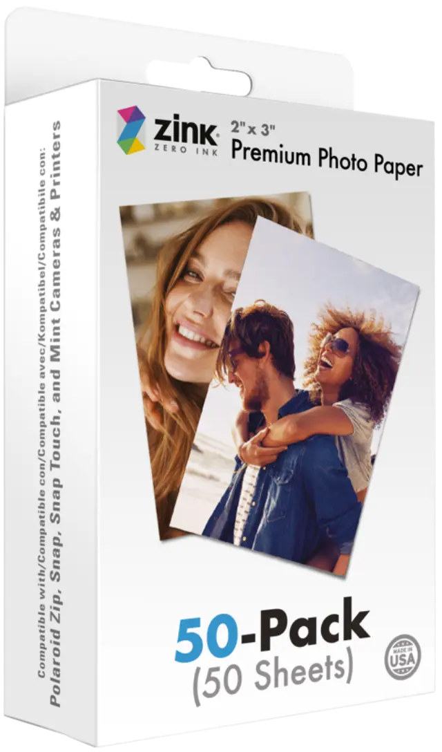 Polaroid - Zink Media 2x3 - 50 Pack - Electronics