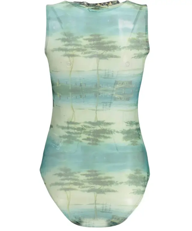 Desigual - Γυναικείο Κορμάκι Verde 22SWTKB2-2000 Πράσινο - XL 2