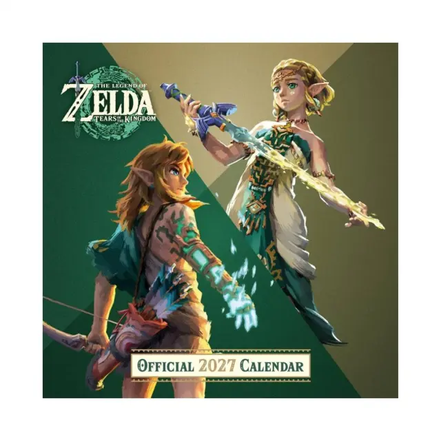 HMEΡΟΛΟΓΙΟ ΤΟΙΧΟΥ THE LEGEND OF ZELDA 2027 30X30 CALENDAR DAN2729827