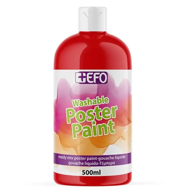 Τέμπερα +Efo 500ml Κόκκινο