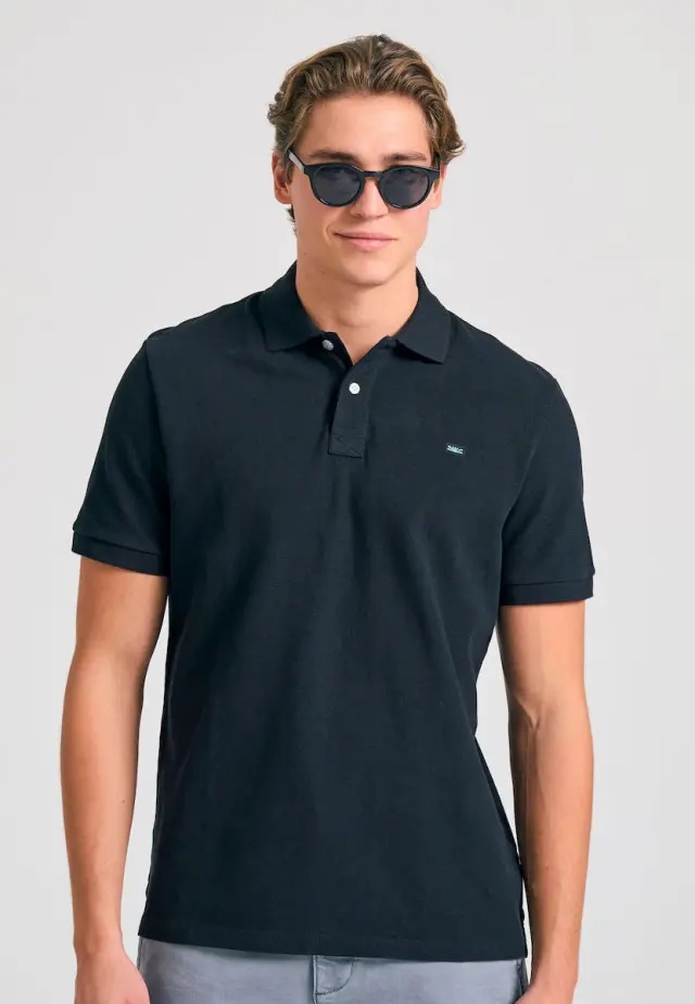 FunkyBuddha Polo T-shirt Black FBM011-001-11 2