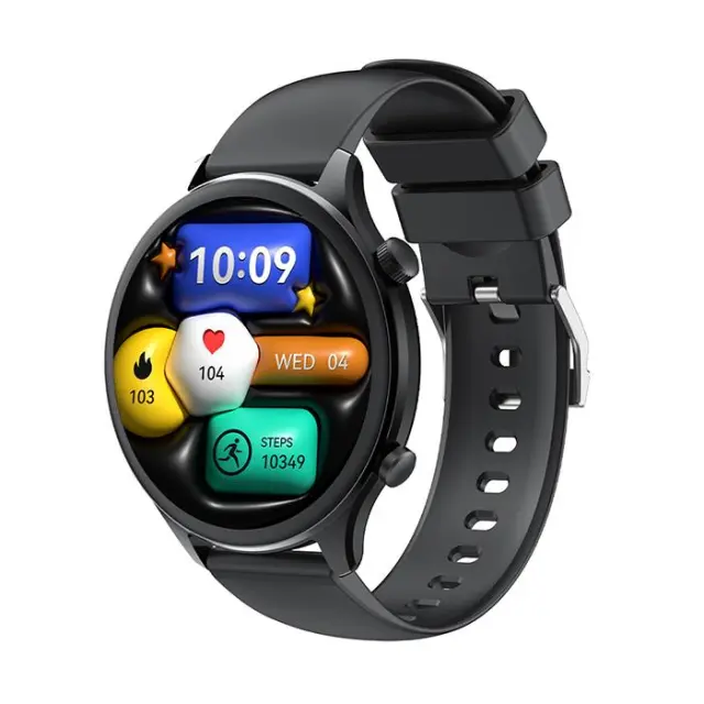 Smartwatch με οθόνη AMOLED 1.75\" σε μαύρο χρώμα