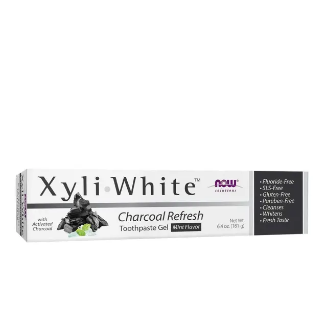 Now Foods XyliWhite Charcoal Refresh Toothpaste Gel