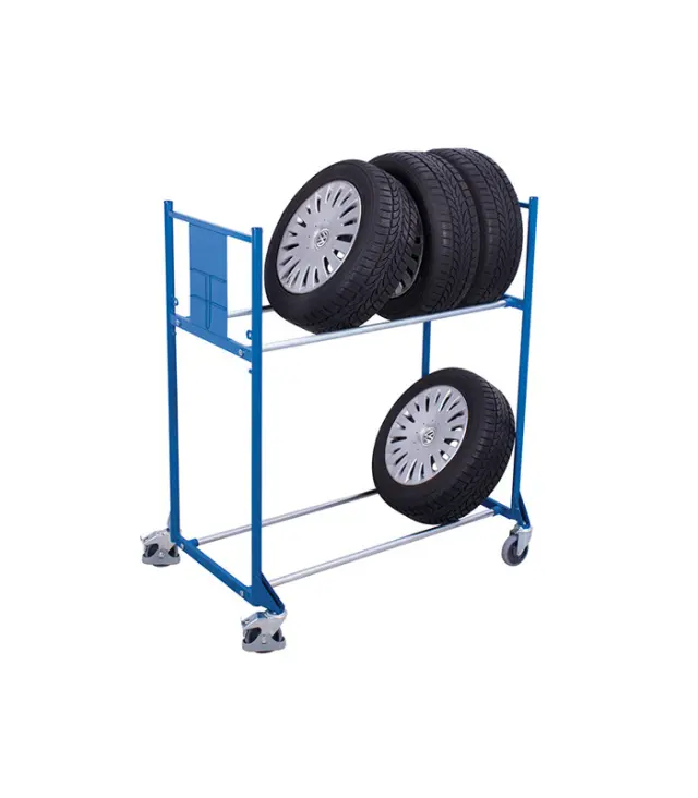 Variofit sw-646.003 Τρόλεϊ Συλλογής Ελαστικών για Φορτίο Βάρους ως 300kg 2