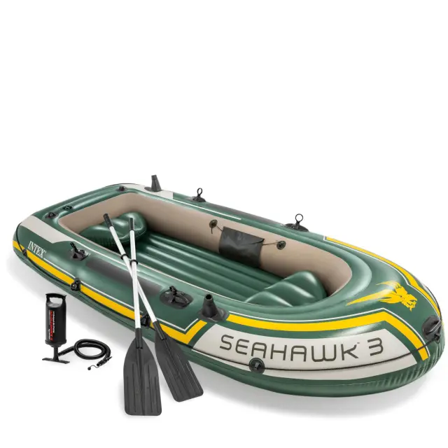 Βάρκα INTEX SEAHAWK 3 Σετ Με Κουπιά & Τρόμπα